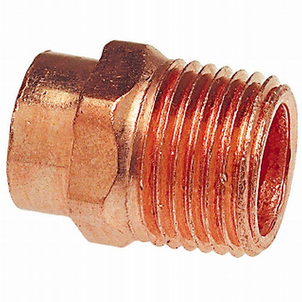  3/4" Copper Male Adapter - Elkhart Products Corporation - 5 Pack - Solder Sweat