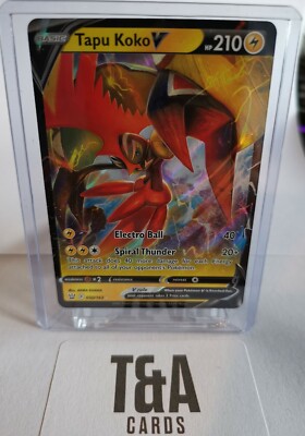 Pokemon TCG Tapu Koko V Half Art Rare 50/163 - Near Mint