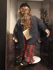 vintage hobo clown doll