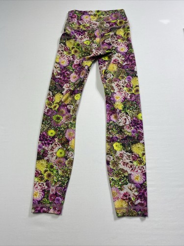 Lululemon Leggings Wunder Under HR Tight 28" Size 2 Inflorescent Multi Pink - Picture 8 of 11