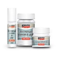 Pentart Decoupage Varnish and Glue Silky Shine 100 / 230 / 500ml sealer adhesive