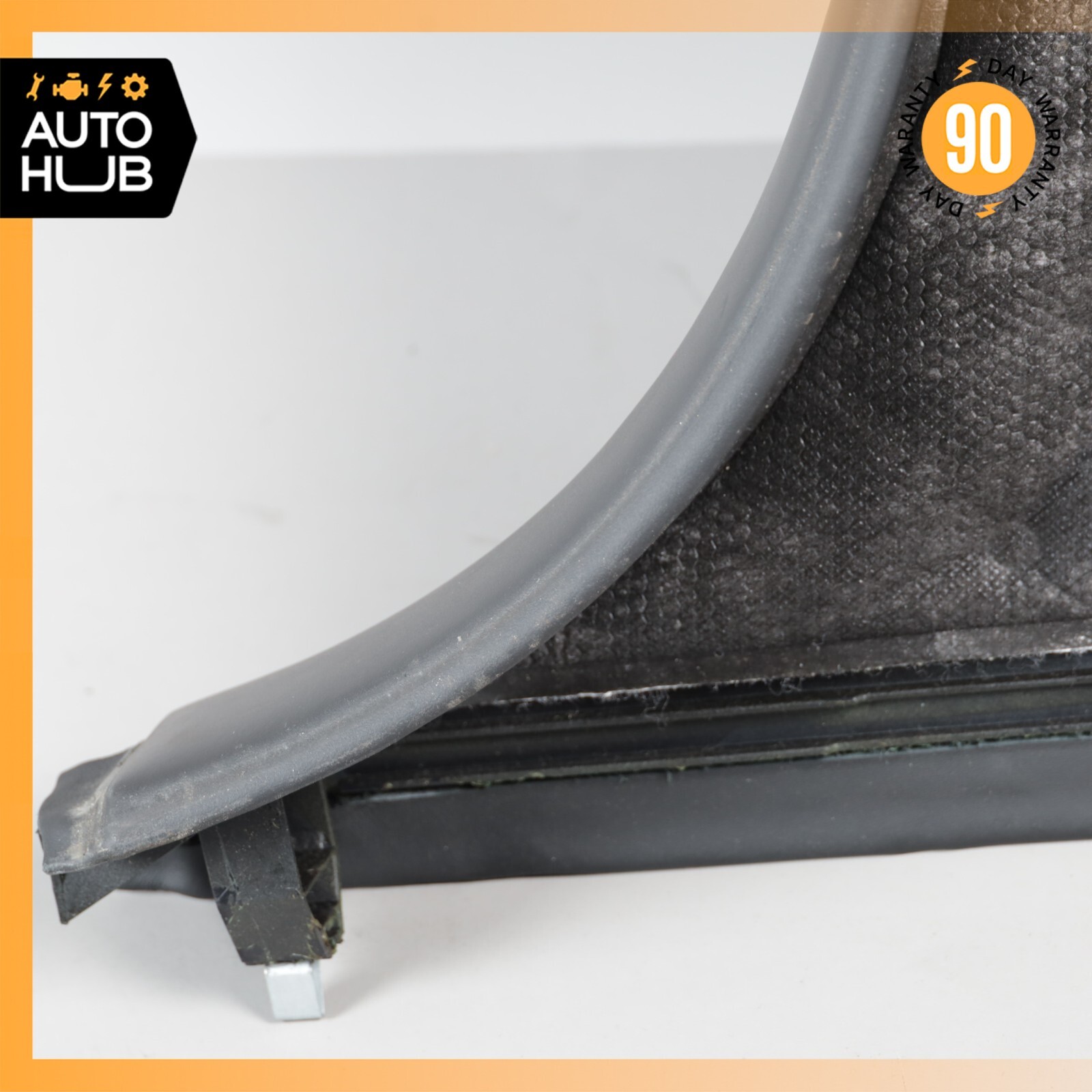 06-13 Bentley Continental Flying Spur Left Side B-Pillar Cover Trim Black OEM