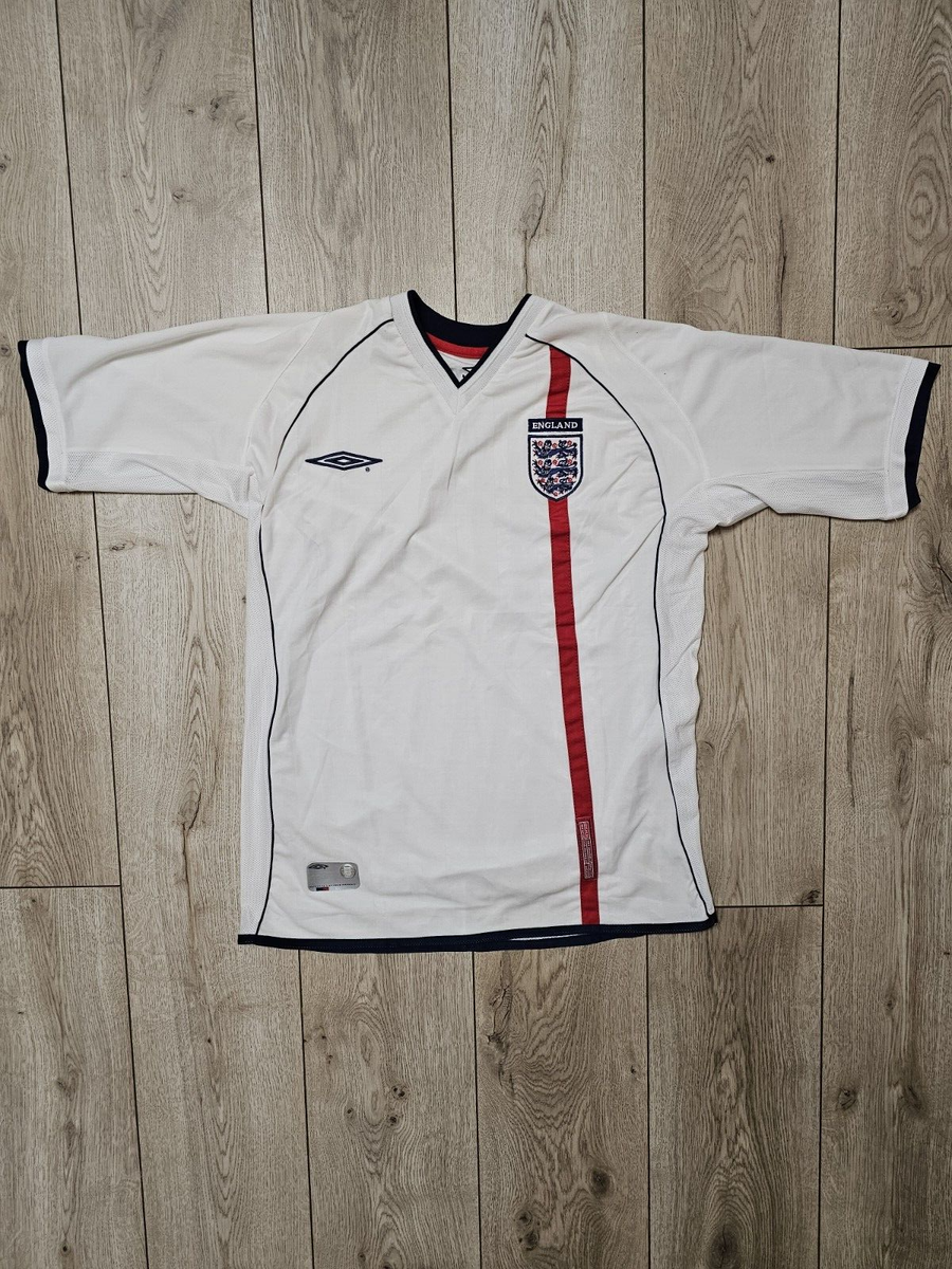 ENGLAND 2001 2003 HOME FOOTBALL SHIRT VINTAGE SOCCER JERSEY M