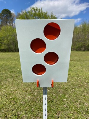 Stringer 3/8'' AR500 Steel Hostage Reactive Dueling Tree Shooting Target T-post