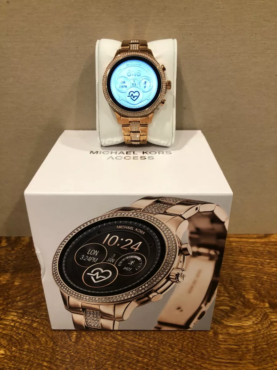 Michael kors runway pave smartwatch clearance
