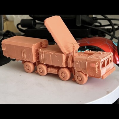 3D printed 1/72 Russia''S-400 air defense system 92N6E fire control radar'' model
