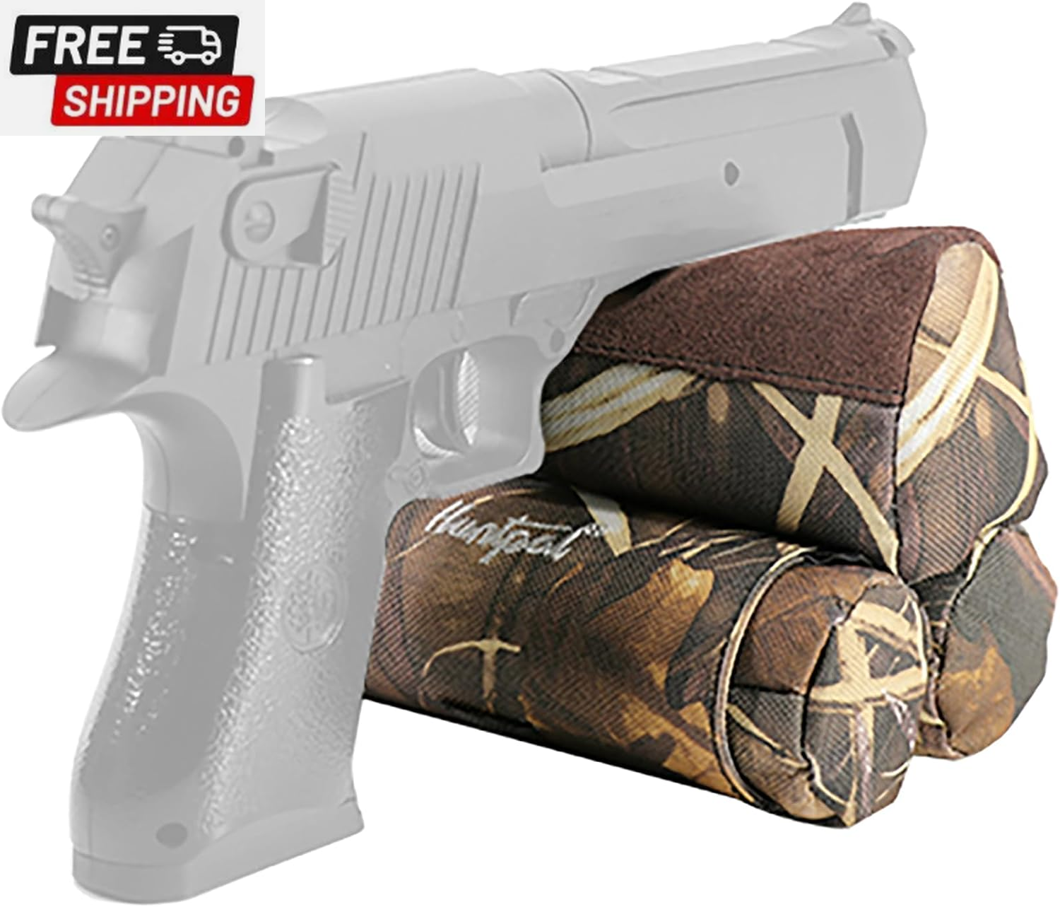 Shooting Rest Bag Hunting Gun Rifle Holder Sandbag, Range Bench Table Target Sho