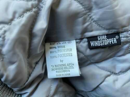 A BATHING APE Bape Gore windstopeer Vintage Stadium Jumper James Unkle - Picture 12 of 12