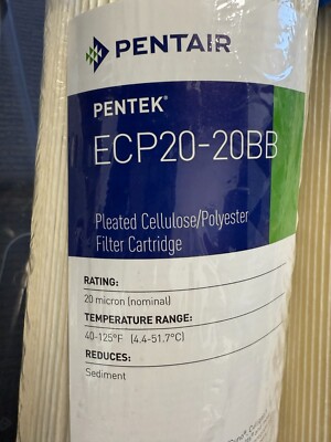 3-pack Pentair Pentek ECP20-20BB Big Blue Sediment Water