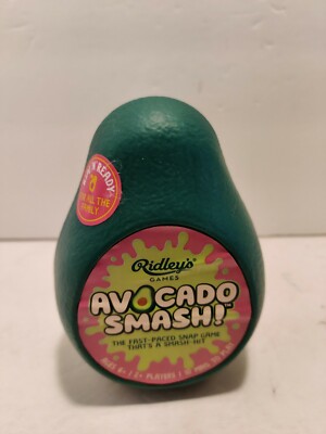 Ridley's Avocado Smash! 71Piece Family Action Card Game w/ Storage Case, Ages 6+