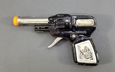 VINTAGE TIN LITHO TOY GUN AUTOMATIC 3 MADE IN JAPAN