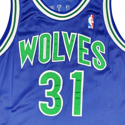 トップス XXL CHAMPION MINNESOTA TIMBERWOLVES Champion Jersey Minnesota Timberwolves Size XS NBA Kevin