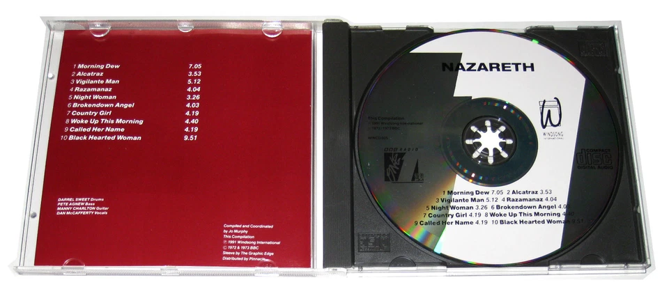 CD: Nazareth - BBC Radio 1 Live in Concert (1991, Windsong) Razamanaz UK Import Foto 3 de 3