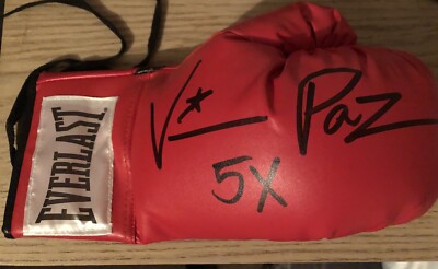 Authentischer signierter Boxhandschuh von Vinny Paz ''Bleed For This'' Boxlegende
