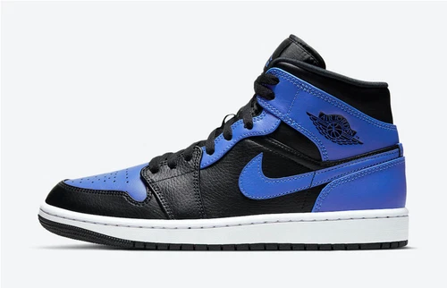 Air Jordan 1 Mid Hyper Royal Men's Sneakers