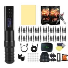 Wireless Tattoo Machine With Portable Power Coreless Motor Digital LED Display
