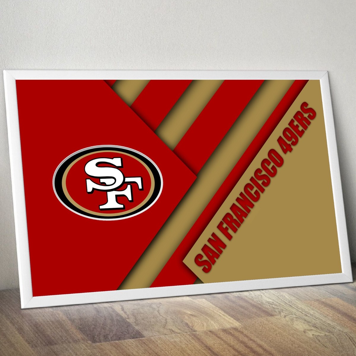 Chaussettes NFL San Francisco 49ers – Taille 10-13 (L) – Acrylique – Neuves