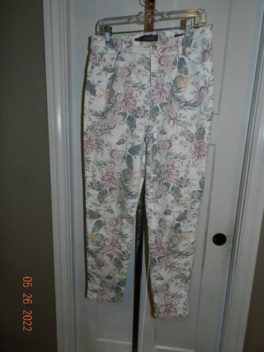 Stretch Denim Floral Print Amanda 