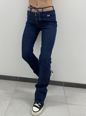 Miss Sixty Denim Jeans Skinny Low rise Flared y2k vintage 2000`s Festival  Boho