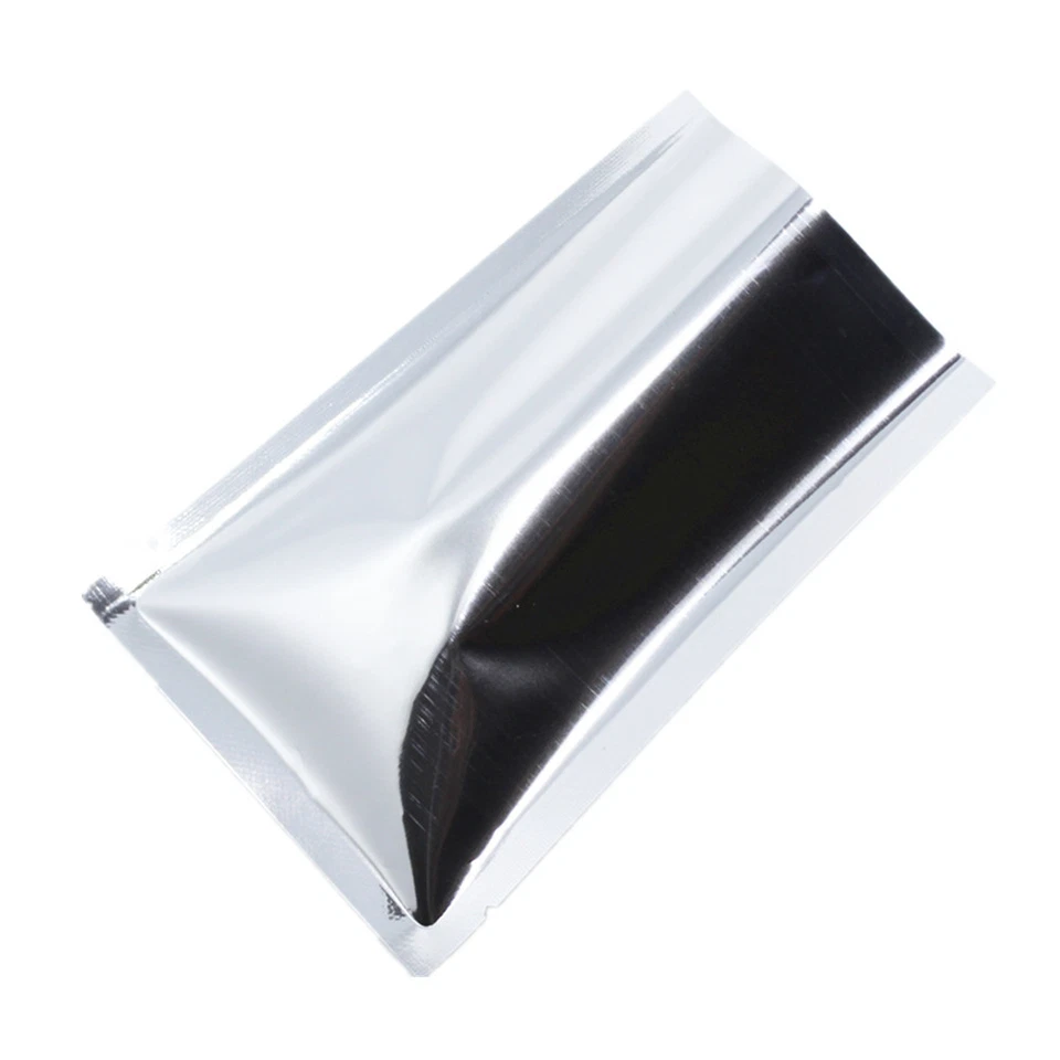 Open Top Heat Seal Silver Aluminum Foil Mylar Food Storage Packing Vacuum Bags - image 2 of 3