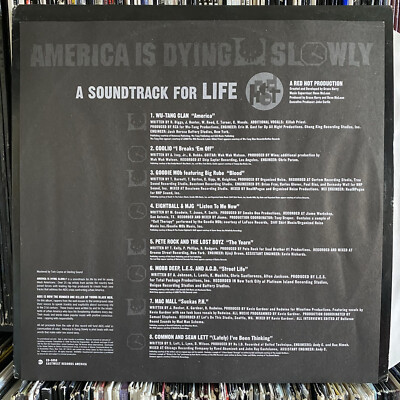 A.I.D.S. AMERICA IS DYING SLOWLY (VINYL EP) 1996 RARE!! WU-TANG +