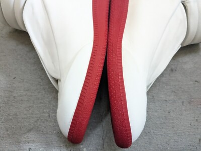 Maison Margiela Future White Red Men 9 42 Leather High Top