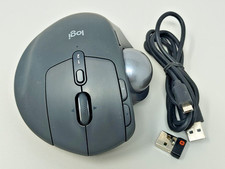 Logitech MX ERGO Wireless Trackball Mouse MR0065 w/ Dongle READ