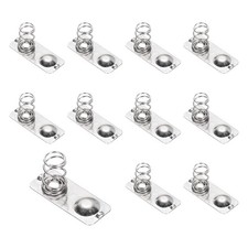 AAA Battery Contact Spring Plates, 10 Pcs 21 mm x 9mm Terminal Contacts