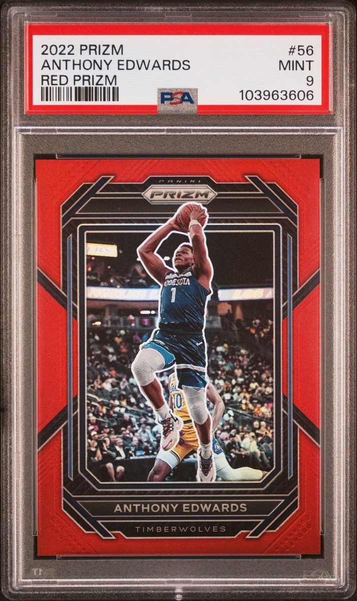 ANTHONYEDWARDS2 新品未使用 2022-23 Panini Prizm - Anthony Edwards #56 Red Prizm /299 for sale