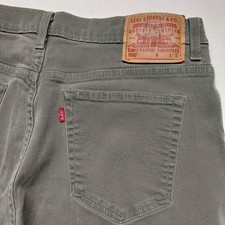 Vintage Levi  s 550 Relaxed Fit Tapered Leg Denim Green Jeans Size 14 Miss