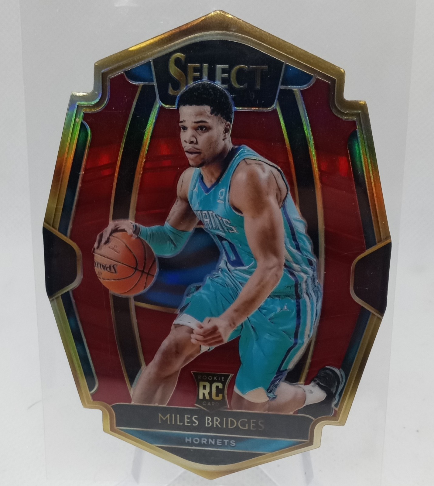 2018-19 Panini Select - Premier Level Miles Bridges #114 Red Prizm /175 (RC)