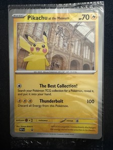 Pikachu at the Museum Promo Card | eBay