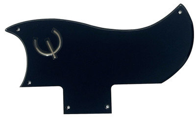 Pickguard For Gibson SG 61 Reissue & E Logo Guitar Pickguard-1-Ply ACRYLIC BLACK