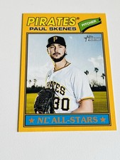 2026 Topps Heritage - All Star Logo Variation Paul Skenes Yellow Border #33