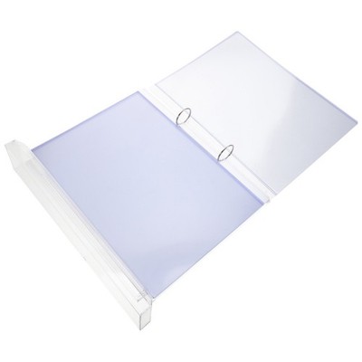 Reusable Transparent Plastic Desktop Menu Holder 6 Pages Flip Table Sign Stand