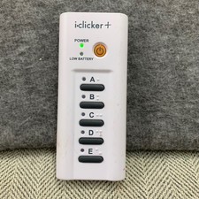 iClicker Student Remote Model RLR15 White Classroom Response System Clicker