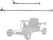 Short+Long Tie Rod Kit Set W/Ends Replacement DIY Fit for Yerf Dog Go Kart Cart 
