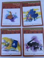 Alfred  s basic piano library Lot Of 12