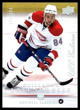 2008-09 Upper Deck UD Exclusives Guillaume Latendresse 025/100 Montreal