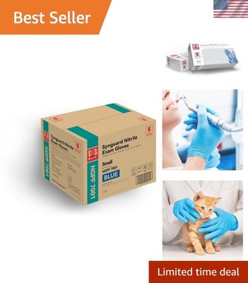 Basic Medical Blue Nitrile Exam Gloves - Latex-Free & Powder-Free - NGPF 7001...