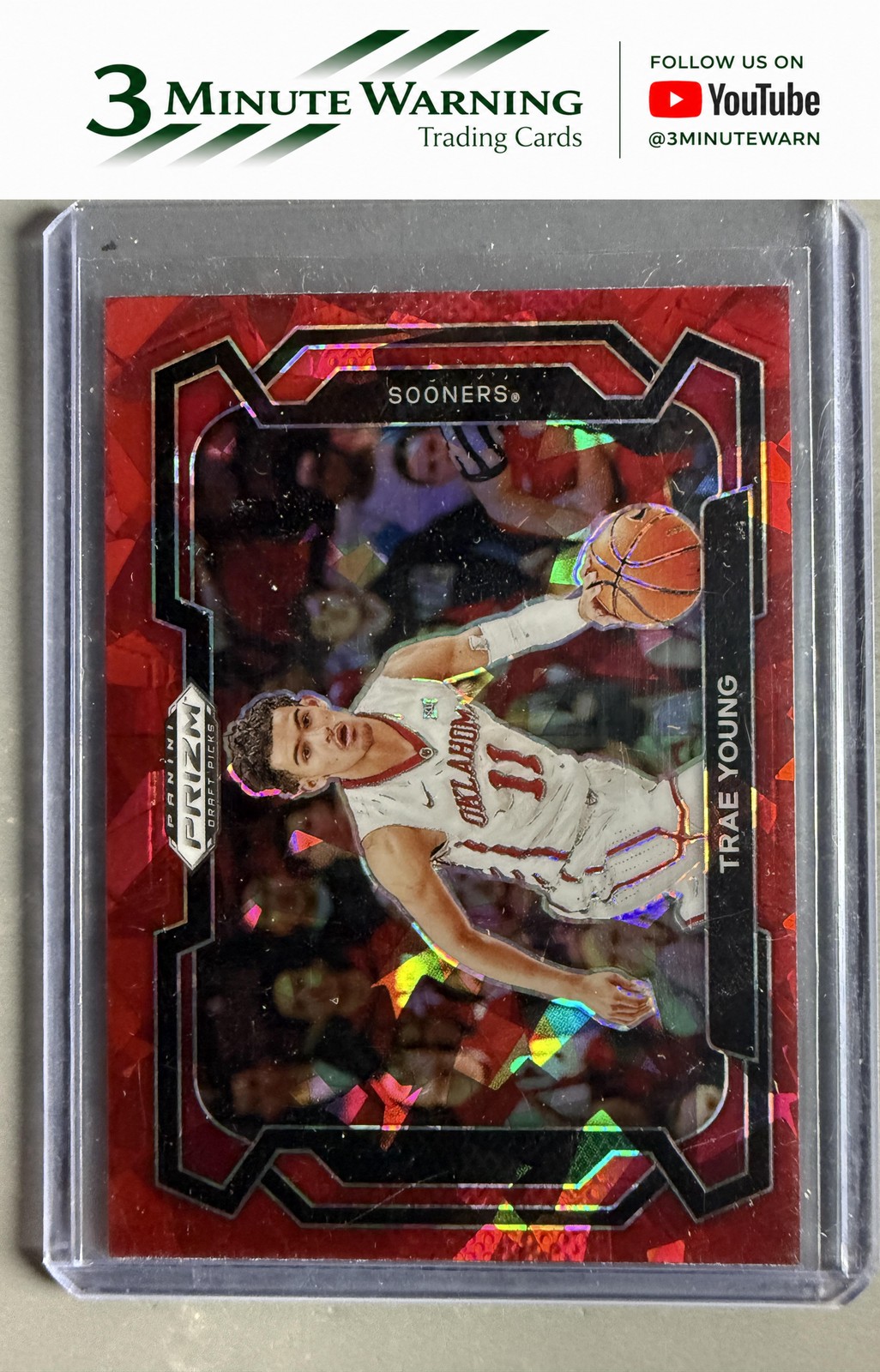 2024 Panini Prizm Draft Picks #49b Trae Young Prizms Red Ice