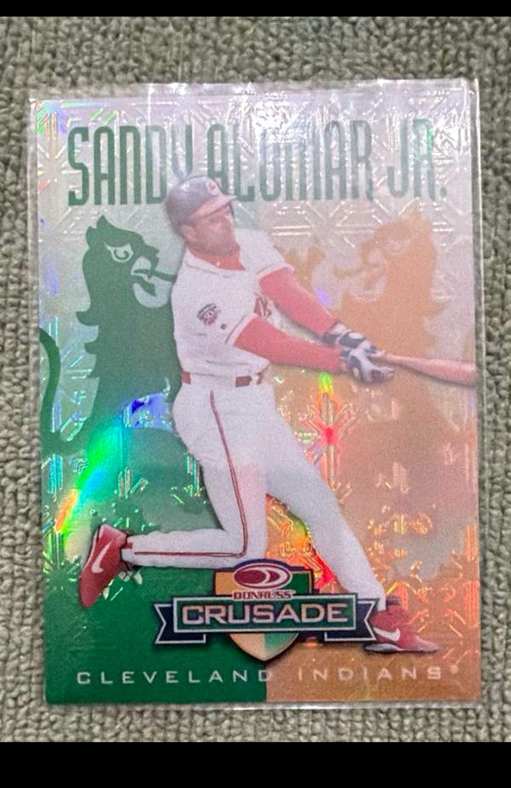 Donruss Crusade Sandy Alomar Jr Cleveland Indians #085/250 1998 Insert