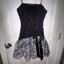 Windsor Blondie Nites Black & White Party Dress – Size 11 Juniors