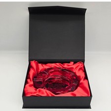 RAW Since 2005 Glass Ashtray w/ Gift Box – Heavy Red Smoking Ashtray Collector