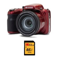 Kodak Pixpro AZ425 Astro Zoom 20MP Camera 42x Zoom 32GB SD Red 