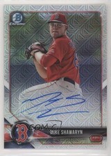 2018 Bowman Mega Box Chrome Mojo Refractor Auto Mike Shawaryn #BMA-MS Auto 4al