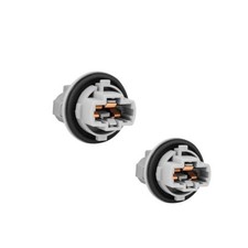 2PCS Front Turn Signal Light Socket Compatible 2PCS Front Turn Siganl Socket