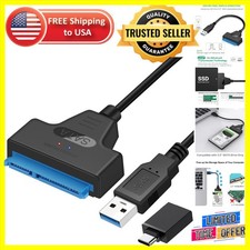 SATA III to USB 3.0 Adapter - Fast Data Transfer for 2.5" Hard Drives SSDs