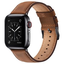 Leather Band Strap for Apple Watch Series 12 11 10 9 8 7 6 iWatch Ultra 4 3 2 1