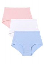 Comfort Choice Plus Size Cool Mesh Brief 3-Pack